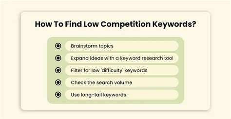 Finding Low Competition Keywords For SEO Success