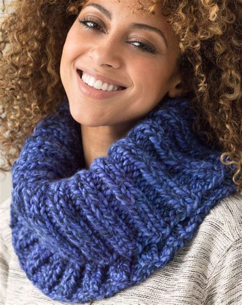 Free Knitting Pattern For Easy Quick Ribbed Cowl Knit Cowl Pattern Free