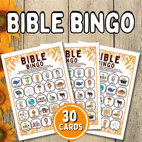 BIBLE BINGO PRINTABLE – The Game Room