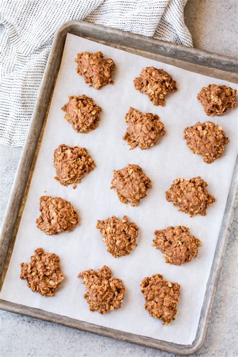 Peanut Butter Nutella No Bake Cookies Cafe Delites