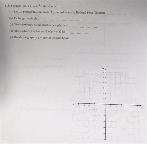 Solved Let G X 2x 3 3x 2 5x 6 List All Possible