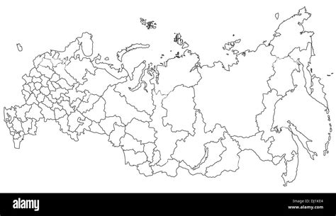 Mapa de rusia Imágenes de stock en blanco y negro Alamy