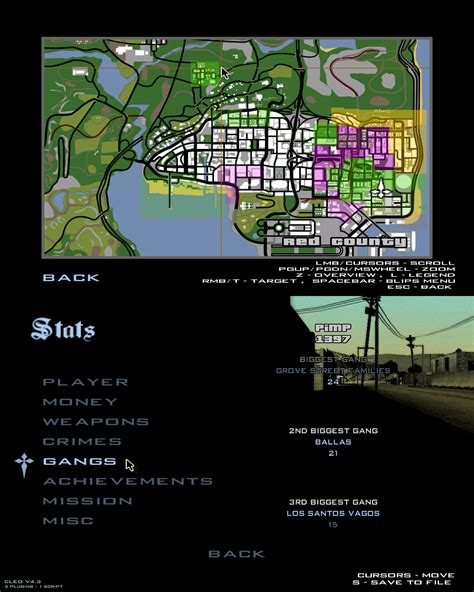 Gta San Andreas Gang Territories Guide