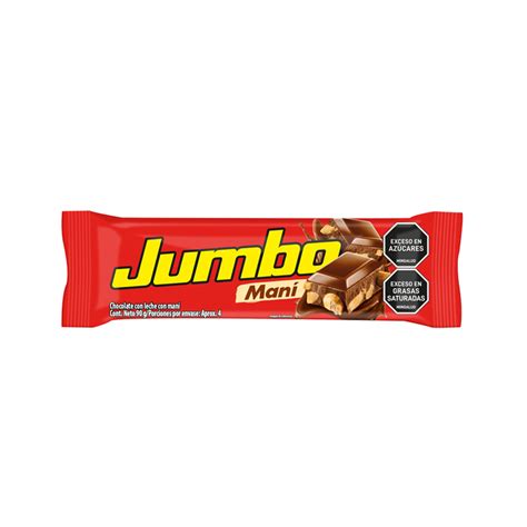 Chocolatina Jumbo Mani X 90 Gr Supermercados Pacardyl