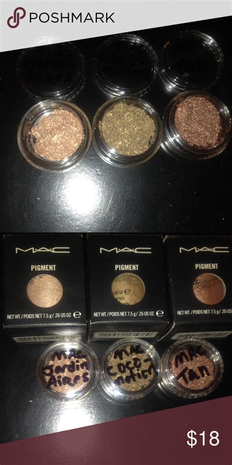 Mac Cosmetics Pigment Trio Nwt Mac Cosmetics Mac Pigment Pigment