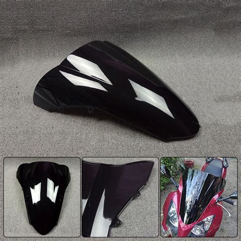 For Honda VFR 800 02 09 Motorcycle Motorbike Windshield Windscreen VFR800 2002 2003 2004 2005 ...