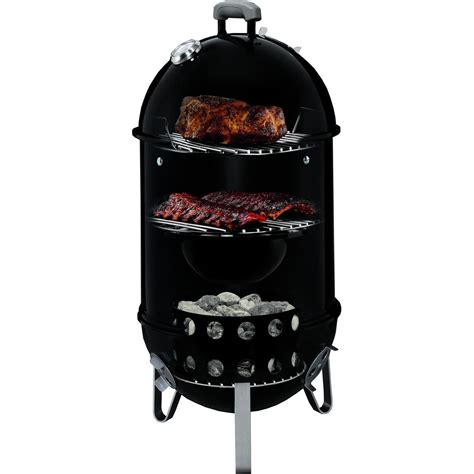 Weber 711001 Smokey Mountain Cooker 14 Inch Charcoal Smoker BBQGuys