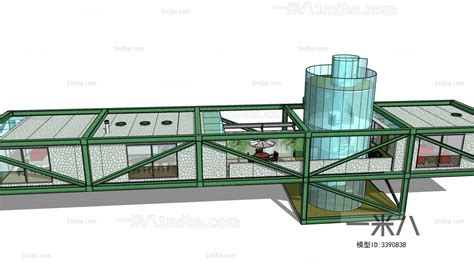 Modern Building Appearance sketchup Model Free Download - Model ID.133785687 | 1miba