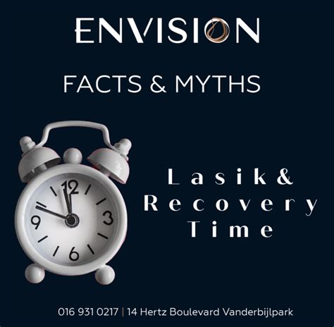 Facts & Myths: LASIK and recovery time - Envision Centre for Sight