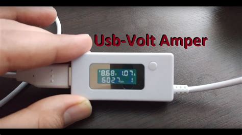 Usb Volt Amper Metre Youtube