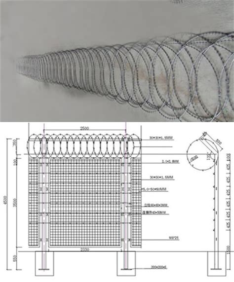 Razor Wire Anti Climb High Security Fence