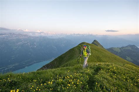 Wanderung Mit Biwak Auf Dem Hardergrat Bild Kaufen 71023563