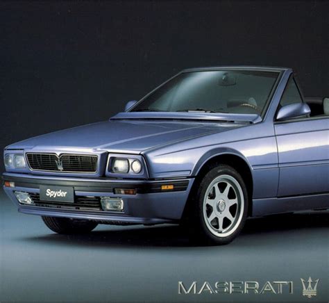 1992 Maserati Spyder Frpdf 751 Mb Data Sheets And Catalogues French Fr