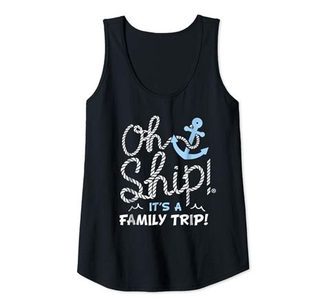 Oh Ship It's a Family Trip - Oh Ship Cruise Shirts Flowy Tank Premium Tee - Anawaka