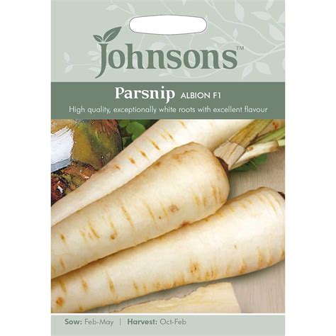 Johnsons Albion F1 Parsnip Seeds