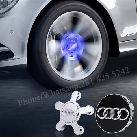 Rd Generation Audi Floating Center Caps Mm Free Shipping Worldwide