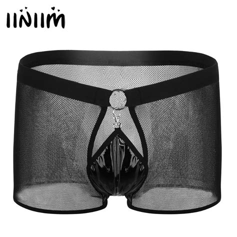 Aliexpress Buy Men Sexy Panties Gay Jockstrap See Through Fishnet