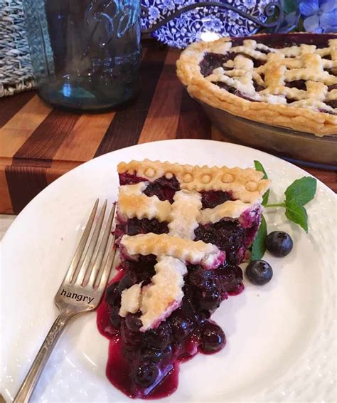 Fresh Classic Blueberry Pie | Norine's Nest