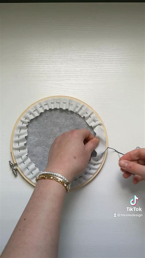 How To Finish A Cross Stitch Project In An Embroidery Hoop Artofit