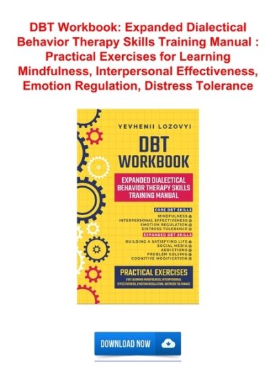 Pdf Download Dbt Workbook Expanded Dialectical Behavior Therapy Skills Traini