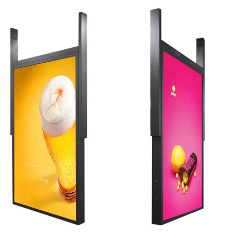 China 49 55 Inch High Brightness Double Sided Screen Window Industrial