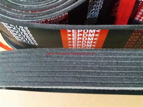 Pk Belt Poly V Belt Ribbed Multi Rib Rubber Belt EPDM Cr China Poly V