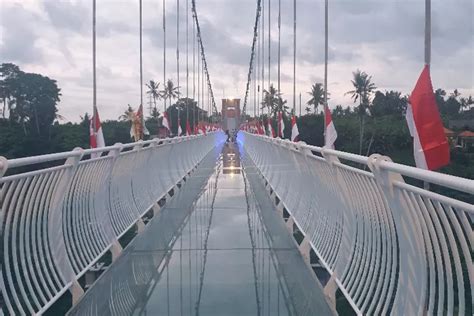 Jembatan Kaca Bali Terpanjang Di Indonesia Dan Tantangan Bagi Wisatawan Beradrenin Tinggi Tinewss