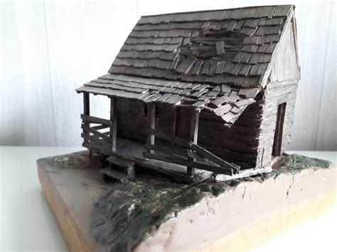 Diorama 1 Vieille Cabane En Bois