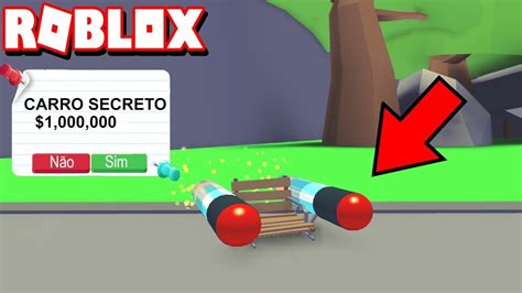 ROBLOX CONSEGUI O CARRO SECRETO DO ADOPT ME YouTube