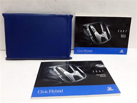 Honda Civic Hybrid Owners Manual Honda Motor Company Amazon