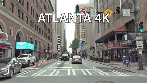 Atlanta 4k Driving Downtown Georgia Usa Youtube