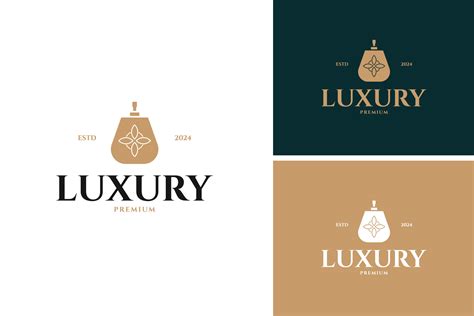 Luxury Perfume Logo Design Template Illustration Idea 46458546 Vector