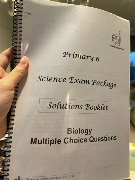 Primary Psle Science Exam Package Hobbies Toys Books Magazines