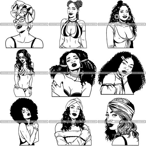 Super Special Bundle 100 Afro Woman Svg Retail Price 250 For Only 10