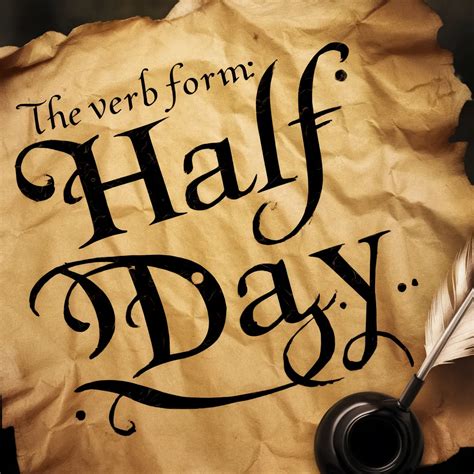 Half Day or Half-Day?