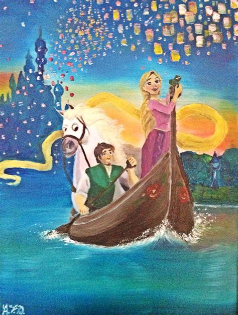 My painting of Tangled #Art #Paintings #Tangled #Disney | Movie art ...