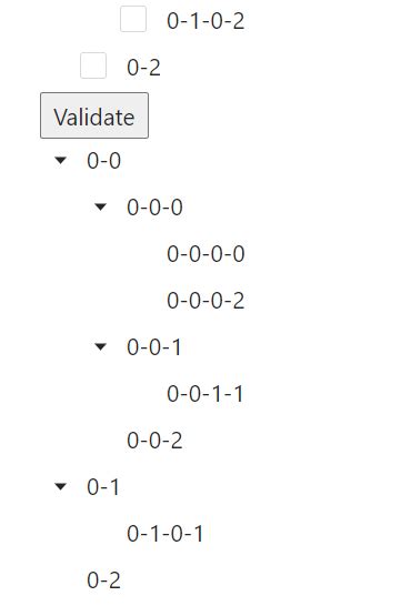 Javascript Create Antd Tree Based On Checked Node Of Another Antd