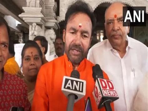 Telangana Bjp Chief Kishan Reddy Participates In Cleanliness Drive At