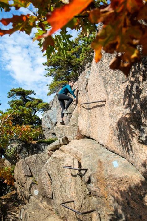 How To Hike The Beehive Trail Acadia National Park Earth Trekkers