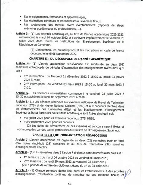 Enseignement Sup Rieur Le Calendrier Acad Mique De L Ann E