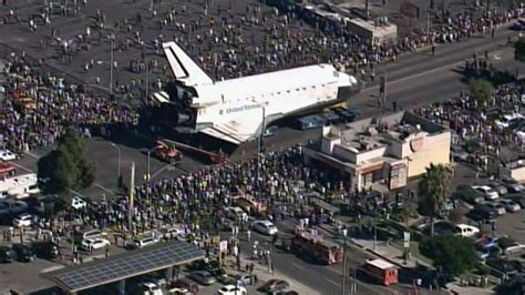 Space shuttle Endeavour arrives at Los Angeles museum | CTV News