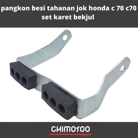 Jual Pangkon Besi Tahanan Jok Honda C C Set Karet Bekjul Di Lapak