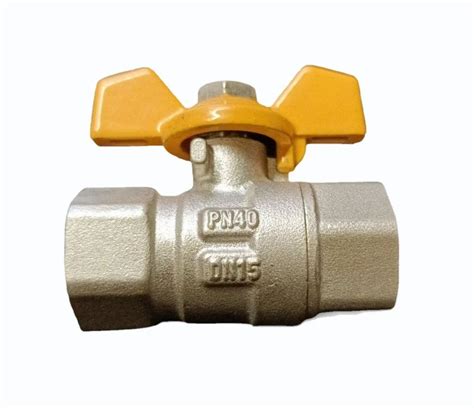 Pn40 Dn15 Butterfly Handle Ball Valve At Rs 345 Pune Id 2852333774530