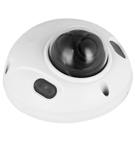 Telecamera Mini Dome Ultra Slim Mpx Antivandalo Ik Microfono Ivs Smd