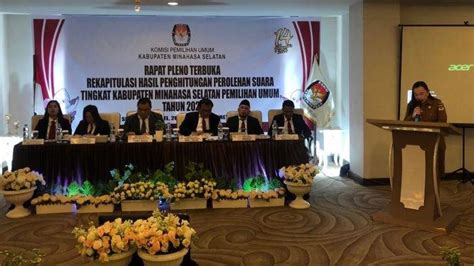 Daftar Caleg Petahana Yang Dapat Kursi Di Dprd Minsel Hasil Pleno