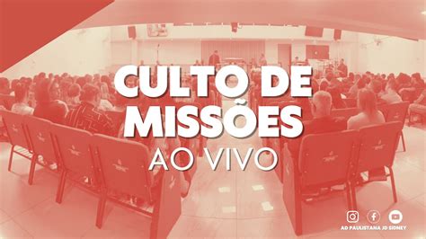 Culto Ao Vivo Culto De Miss Es Youtube