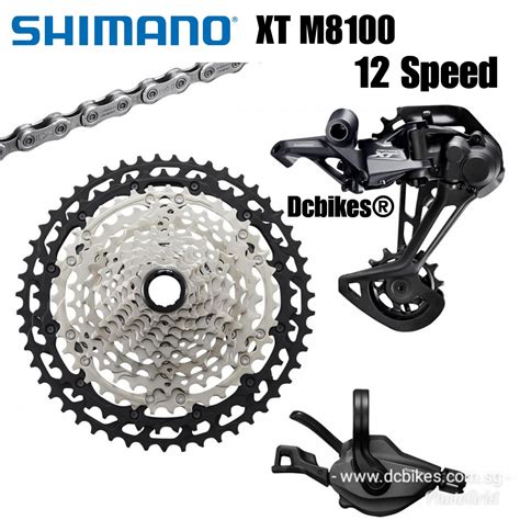 Shimano Xt 12 Speed Derailleur M8100 12s Shifter Chain Mtb 51t M Dcbikes