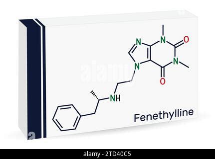 Theophylline Molecular Structure Theophylline Skeletal Chemical