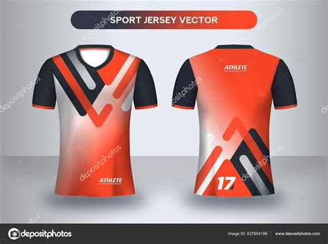 Football Jersey Design Template Corporate Design Soccer Club Uniform