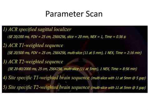 Mri Quality Control Acr Phantom Pro Mri Ppt